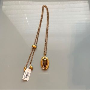 [SOLD] Kendra Scott Anna Necklace In Black Pyrite